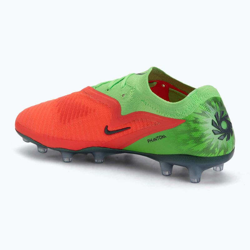 Încălțăminte de fotbal pentru bărbați Nike Phantom 6 Low Elite Erling Haaland AG hot punch/green strike/black 3