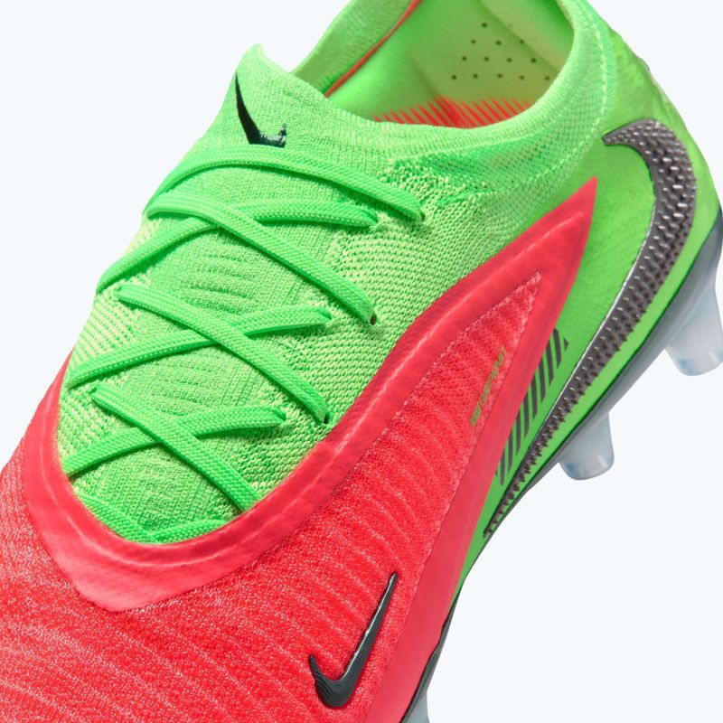 Încălțăminte de fotbal pentru bărbați Nike Phantom 6 Low Elite Erling Haaland AG hot punch/green strike/black 10