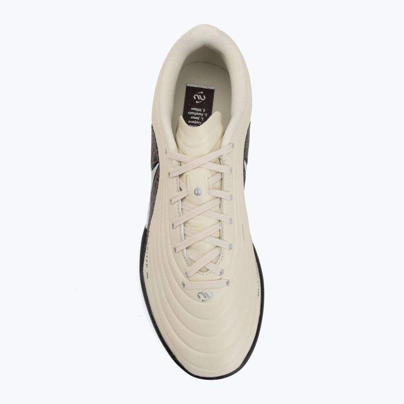 Încălțăminte de fotbal pentru bărbați Nike United Tiempo Maestro Academy TF fossil/burgundy crush/metallic silver 5