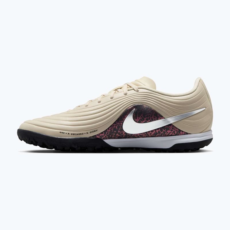 Încălțăminte de fotbal pentru bărbați Nike United Tiempo Maestro Academy TF fossil/burgundy crush/metallic silver 9