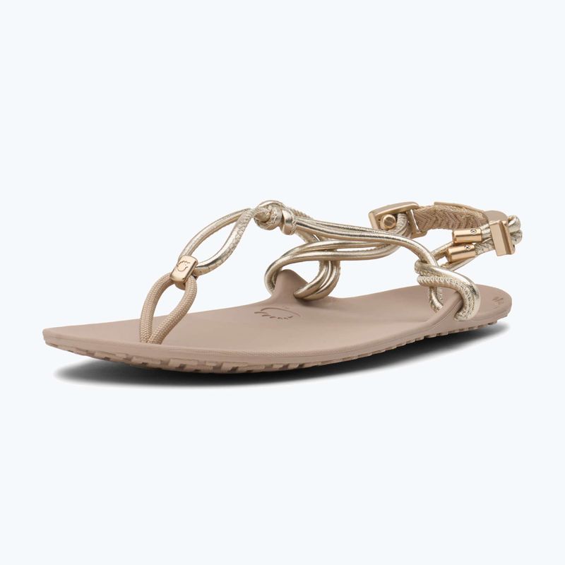Sandale barefoot pentru femei Xero Shoes Genesis gold metallic 8
