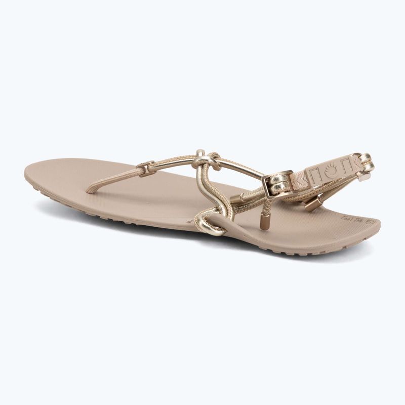 Sandale barefoot pentru femei Xero Shoes Genesis gold metallic 3