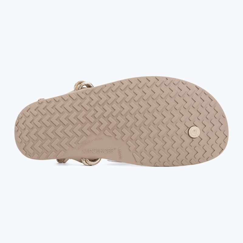 Sandale barefoot pentru femei Xero Shoes Genesis gold metallic 4