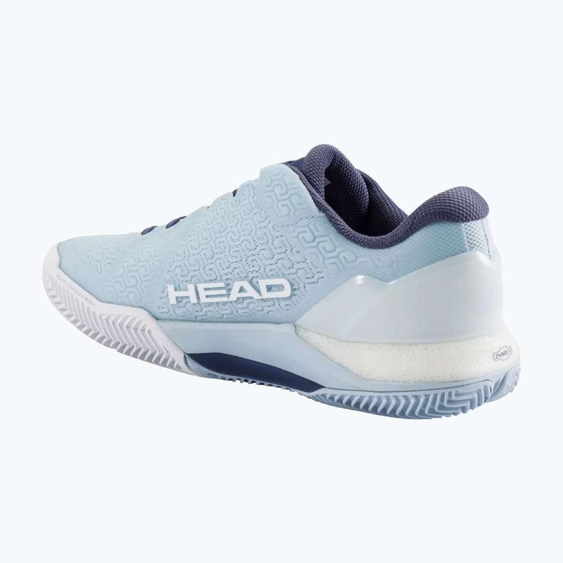 Încălțăminte de tenis pentru femei HEAD Revolt Pro 5.0 Clay light blue/dark blue 9