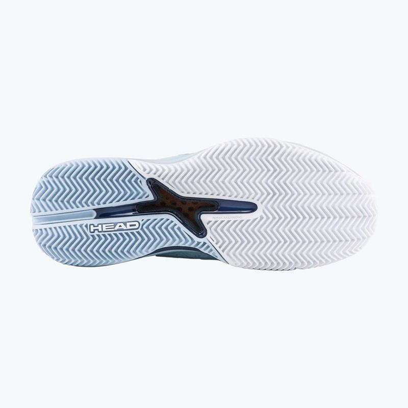 Încălțăminte de tenis pentru femei HEAD Revolt Pro 5.0 Clay light blue/dark blue 10