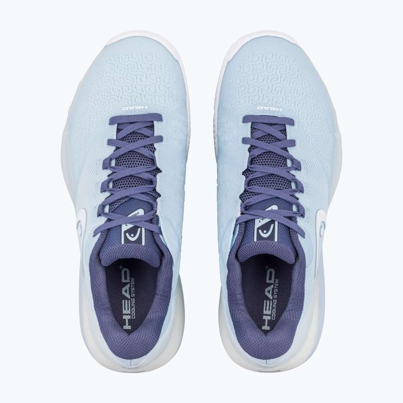Încălțăminte de tenis pentru femei HEAD Revolt Pro 5.0 Clay light blue/dark blue 11