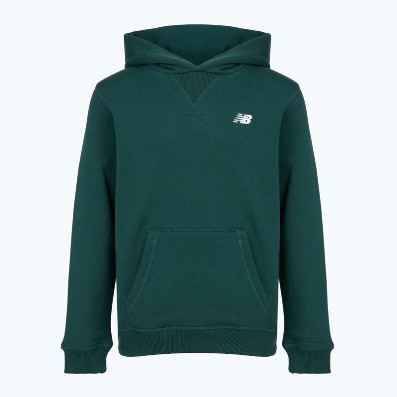 Bluză pentru copii New Balance Brush Back Small Logo Hoodie medusa green 6