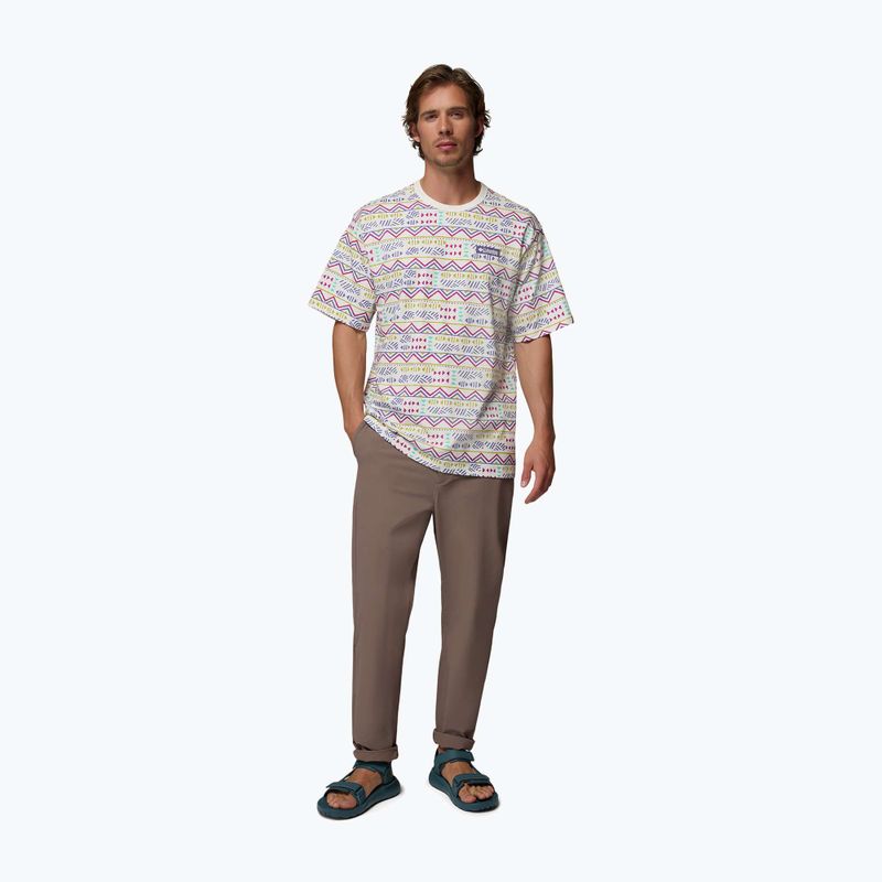 Tricou pentru bărbați Columbia CSC Heavyweight Printed Tee sea salt/horizons 2
