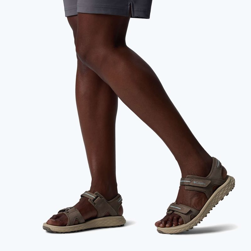 Sandale pentru femei Columbia Konos Hiker 2-Strap wet sand/marine light 8