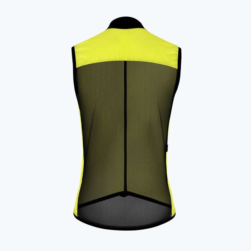 Vestă de ciclism pentru bărbați ASSOS Mille GT C2 Wind optic yellow 2