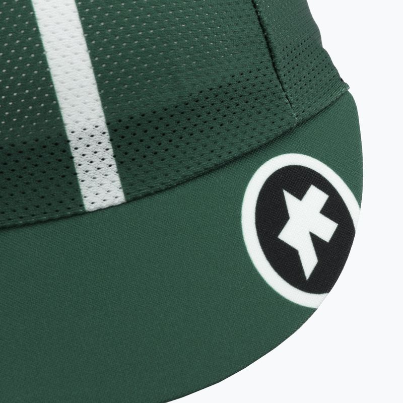 Căciulă de ciclism sub cască cu vizieră ASSOS Cap verde P13.70.755.6A.OS 6