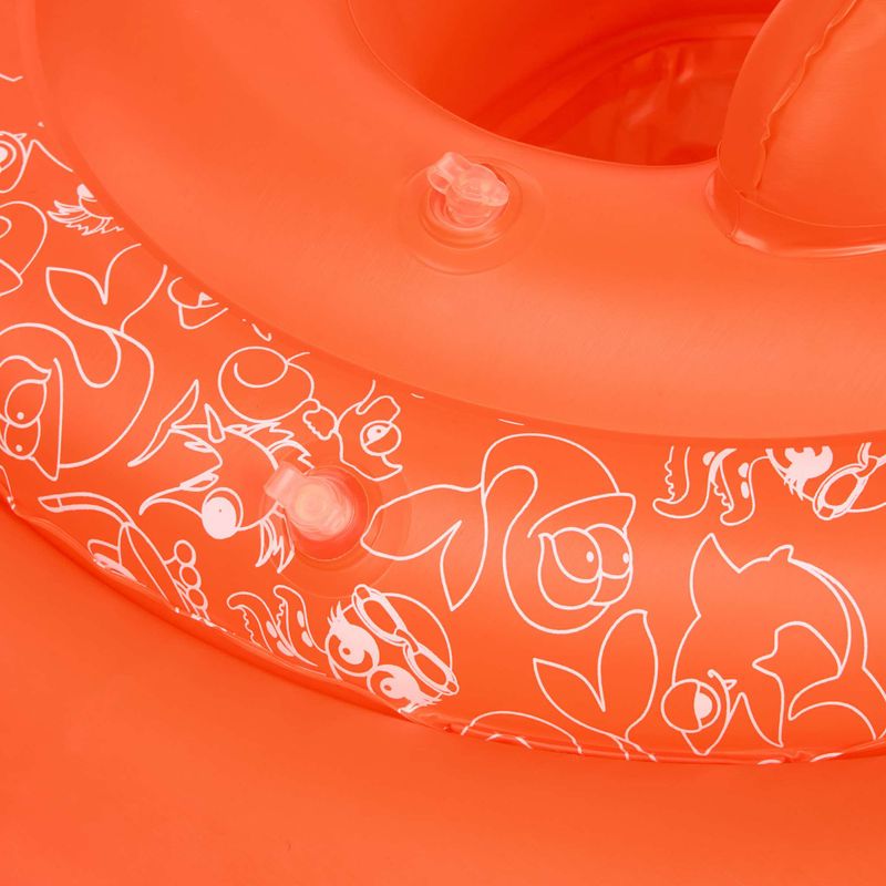 Scaun plutitor pentru copii arena Water Tribe Baby Swim Seat nectarine/white 4