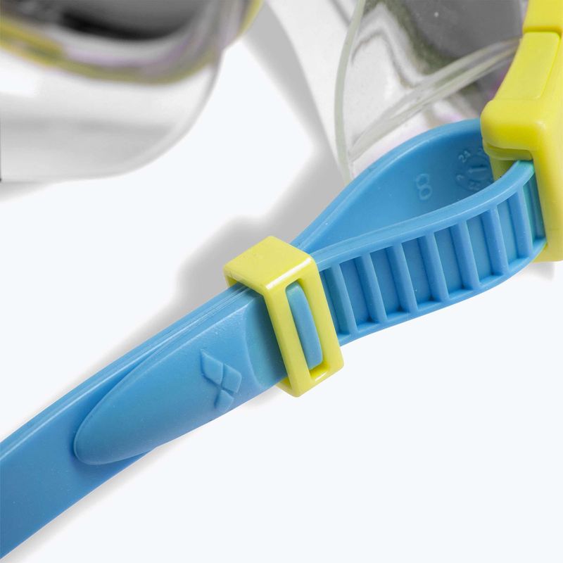 Ochelari de înot pentru copii arena The One Mirror Jr silver/soft green/blue cosmo 7