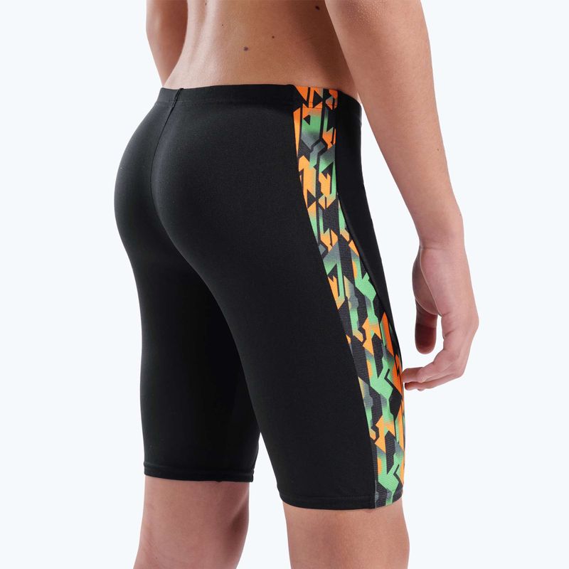 Jammer-uri de înot pentru copii arena Print Swim black/orange multi 5