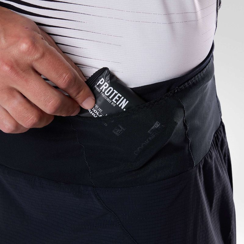 Pantaloni scurți de alergare Rossignol Sapa 2IN1 7" black 5