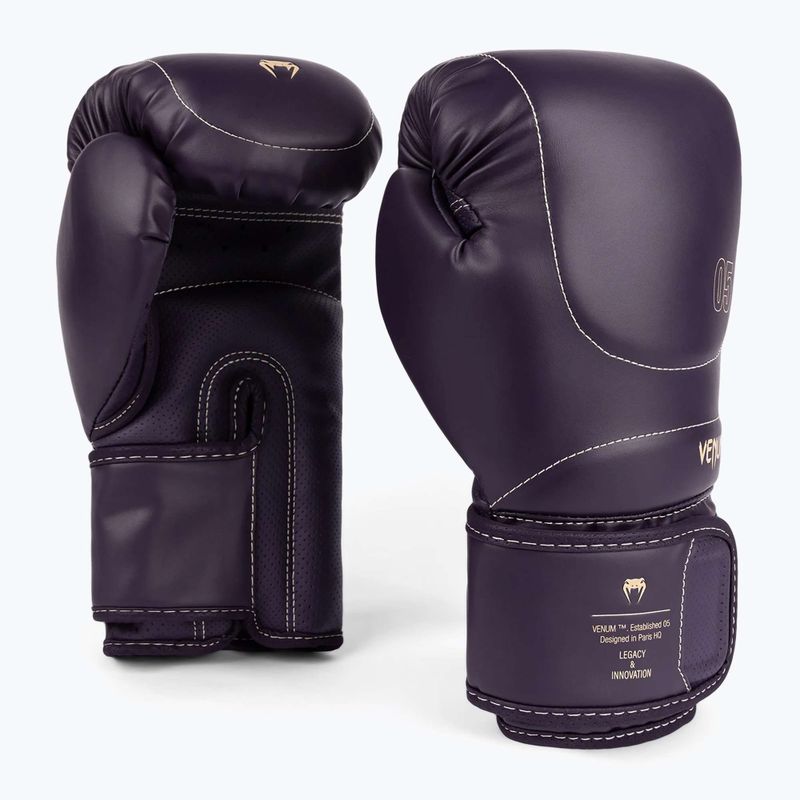 Mănuși de box pentru bărbați Venum Impact Evo Boxing Gloves deep purple 3