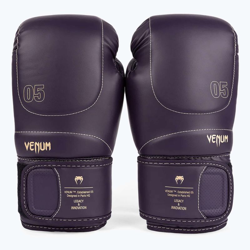 Mănuși de box pentru bărbați Venum Impact Evo Boxing Gloves deep purple 4