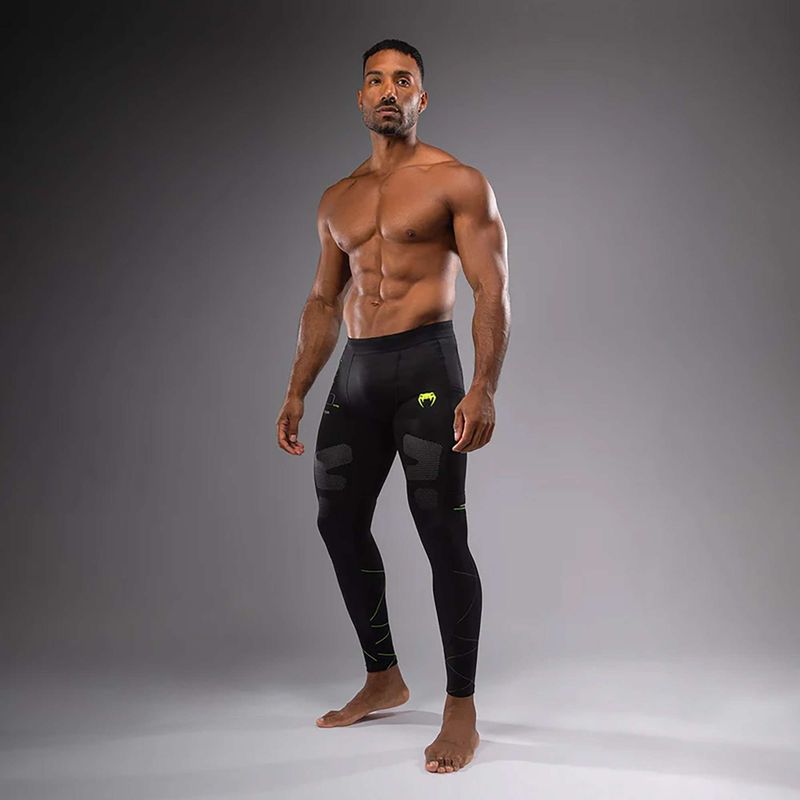 Colanți de antrenament pentru bărbați Venum Training Camp 4.0 black/neo green 2