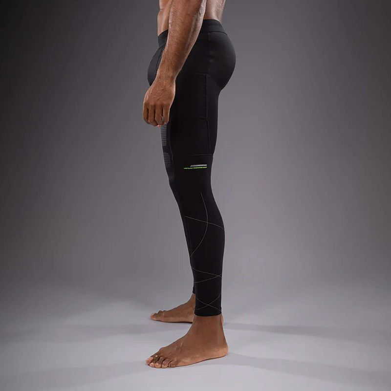 Colanți de antrenament pentru bărbați Venum Training Camp 4.0 black/neo green 6