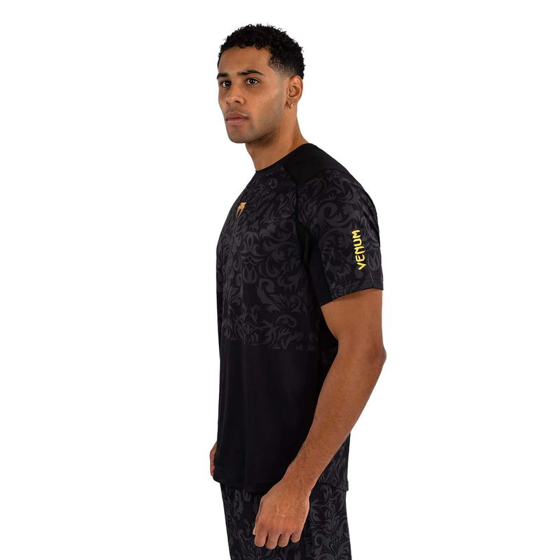 Tricou de antrenament pentru bărbați Venum x Ilia Topuria Unmatched Dry-Tech black/gold 4