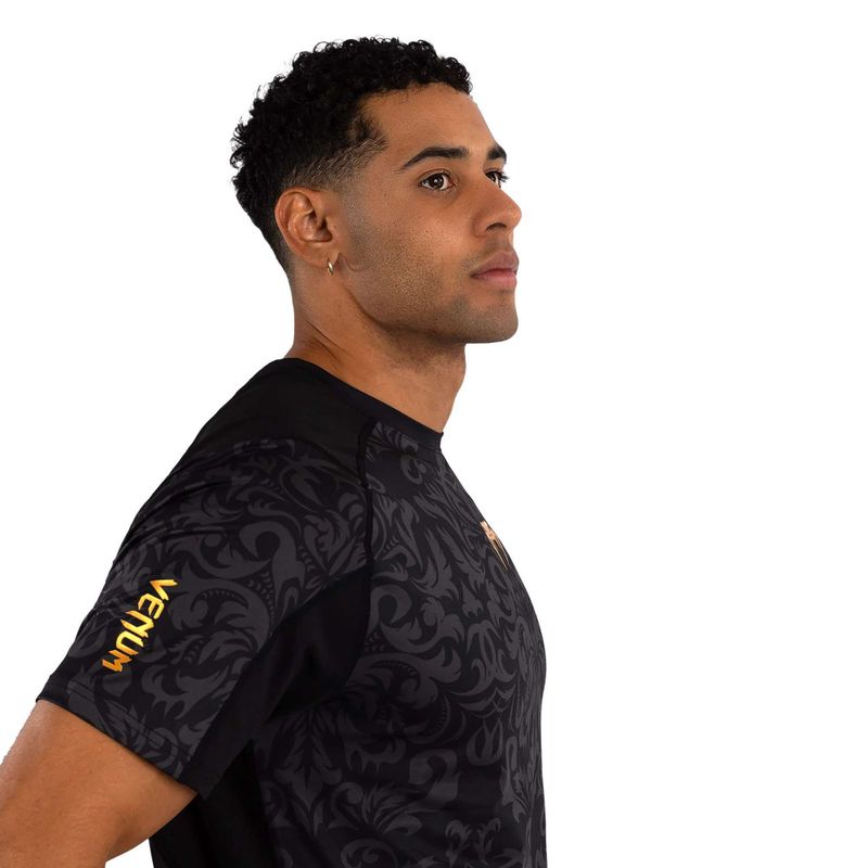 Tricou de antrenament pentru bărbați Venum x Ilia Topuria Unmatched Dry-Tech black/gold 5