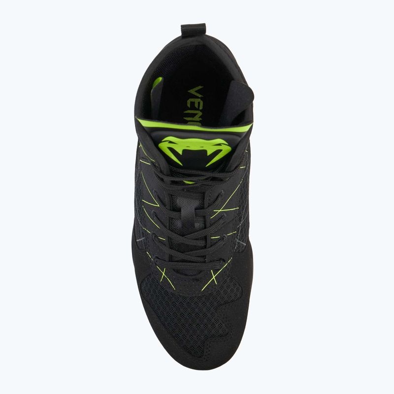 Încălțăminte de box pentru bărbați Venum Training Camp 4.0 Boxing black/neo green 5