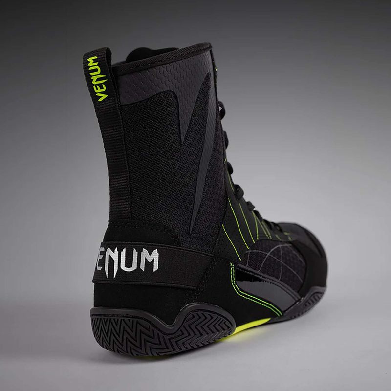 Încălțăminte de box pentru bărbați Venum Training Camp 4.0 Boxing black/neo green 11