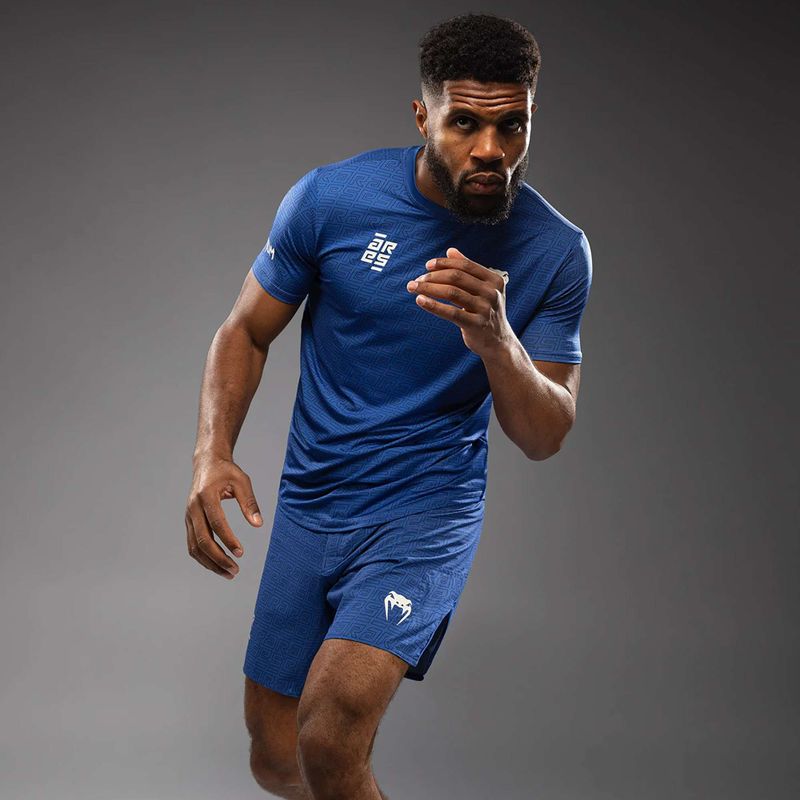 Tricou de antrenament pentru bărbați Venum X Ares 2.0 Dry Tech albastru regal 2