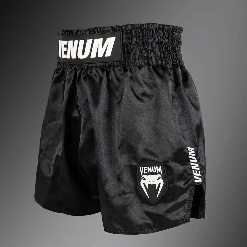 Pantaloni scurți de antrenament pentru bărbați Venum Classic Evo Muay Thai black/white 3