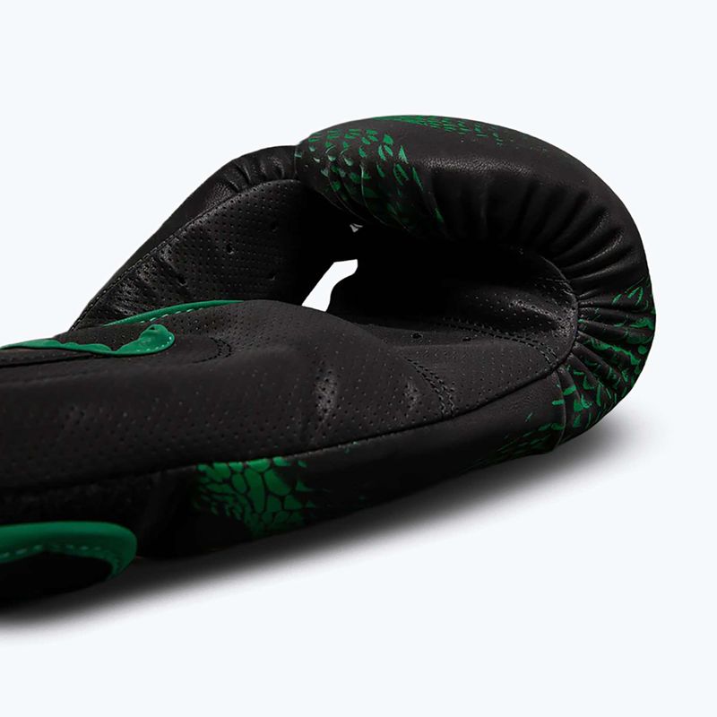Mănuși de box Venum Matupa Boxing black/green/gold 3