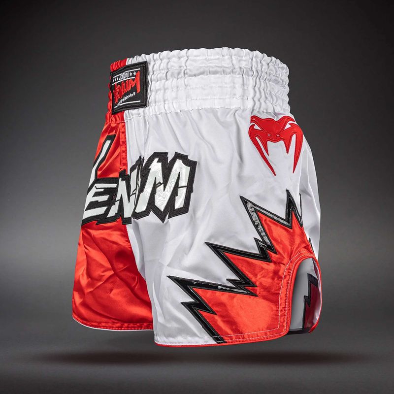 Pantaloni scurți de antrenament Venum Inferno 2.0 Muay Thai red/white 3