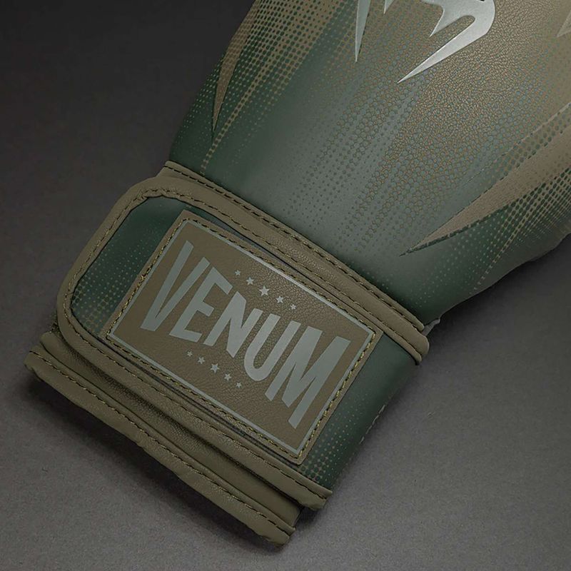 Mănuși de box Venum Stealth Boxing khaki/dark green 3