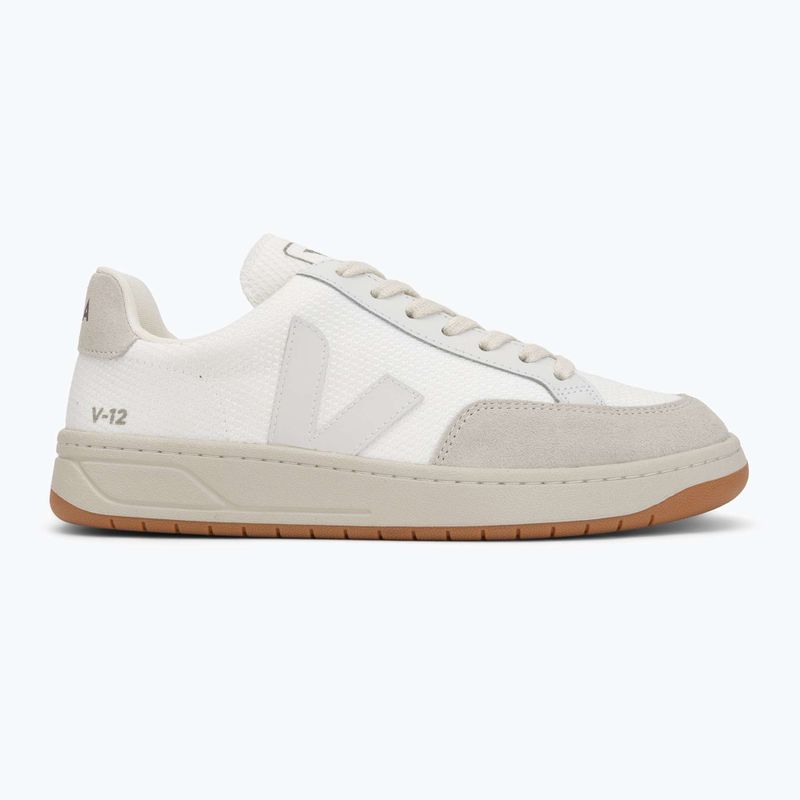 Încălțăminte pentru bărbați VEJA V-12 Leather white/natural 2