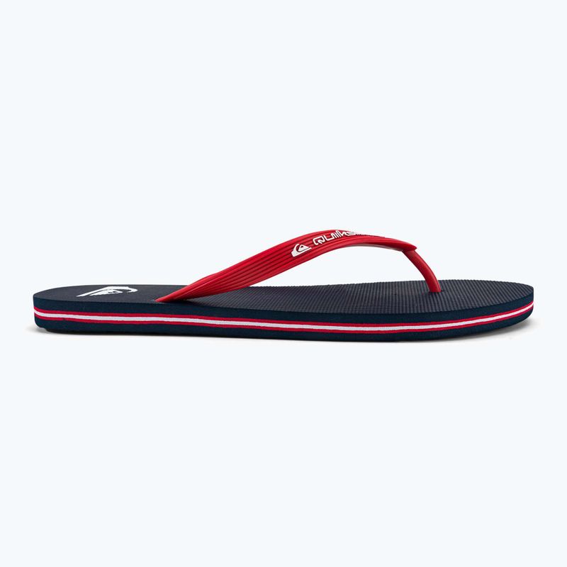 Quiksilver Molokai Core bărbați flip flop roșu AQYL101325 2