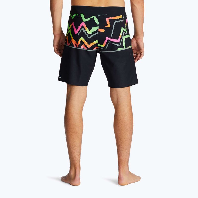 Pantaloni scurți de înot pentru bărbați Billabong Fifty50 Airlite neon 2