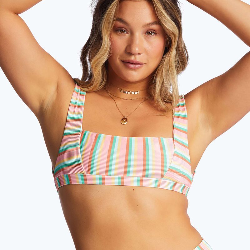 Costum de baie top Billabong Island Glow Tanlines Tank multicolor 4