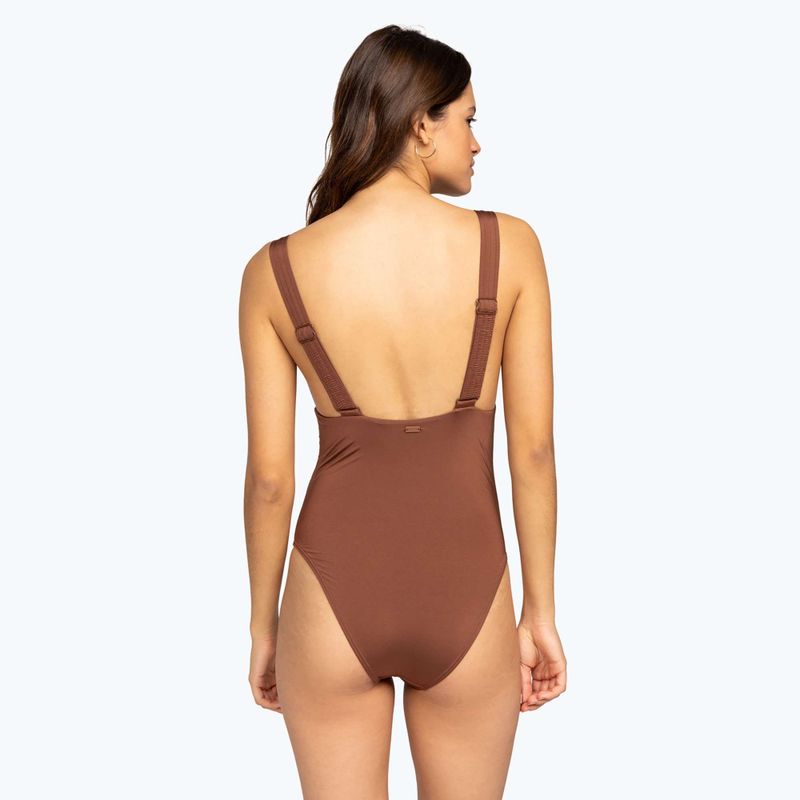 Costum de baie dint-o piesă pentru femei ROXY Silky Island root beer 4