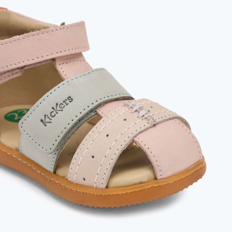 Sandale pentru copii Kickers Kick Bazar light pink/multicolor 7