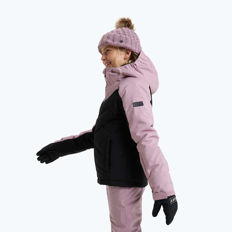 Geacă de snowboard pentru copii ROXY Snowsylva true black 4