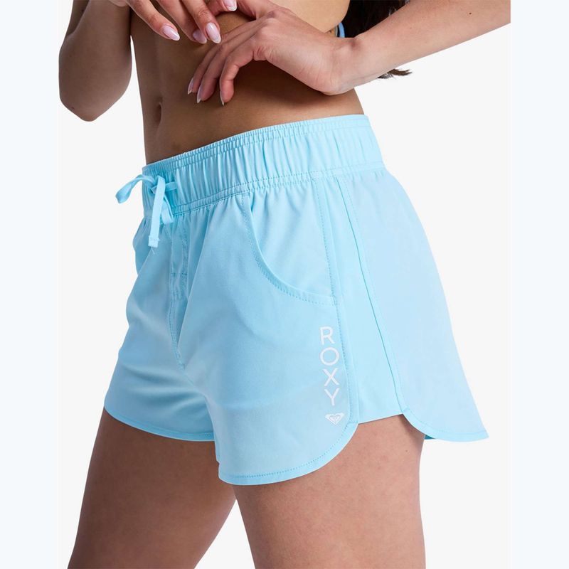 Pantaloni scurți de baie pentru femei ROXY Wave 2ʼʼ tanager turquiose 5
