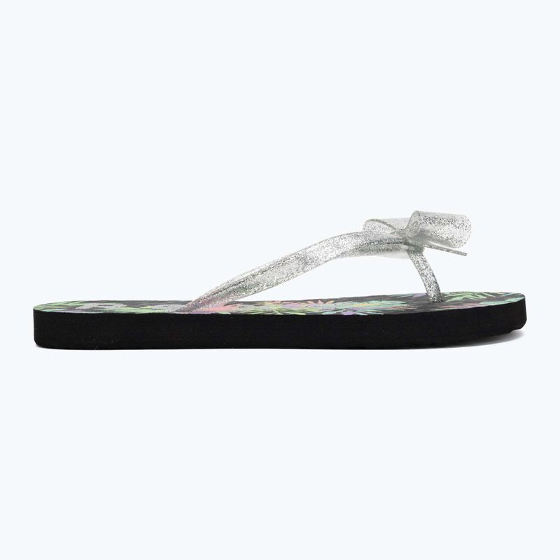 Șlapi pentru copii ROXY Lulu IV black multi 1 2