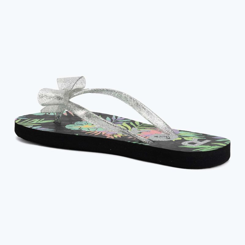 Șlapi pentru copii ROXY Lulu IV black multi 1 3