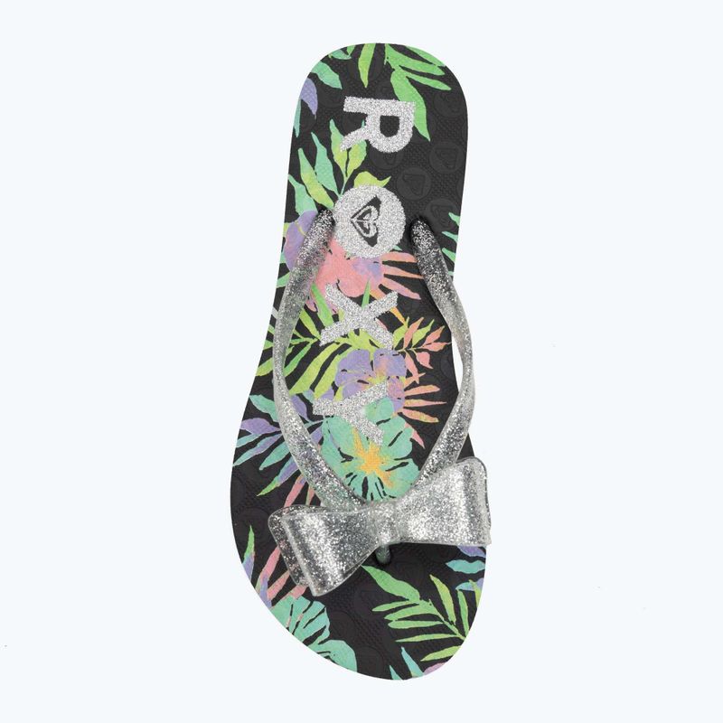 Șlapi pentru copii ROXY Lulu IV black multi 1 5