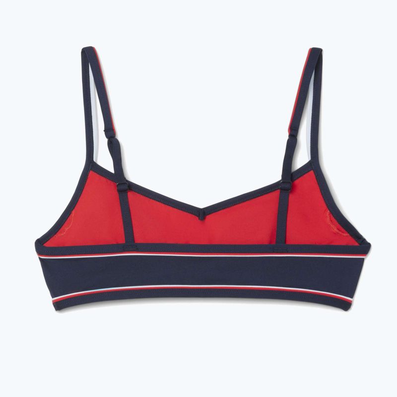 Partea de sus a costumului de baie Lacoste MF9993 navy blue/rill grenadine 2