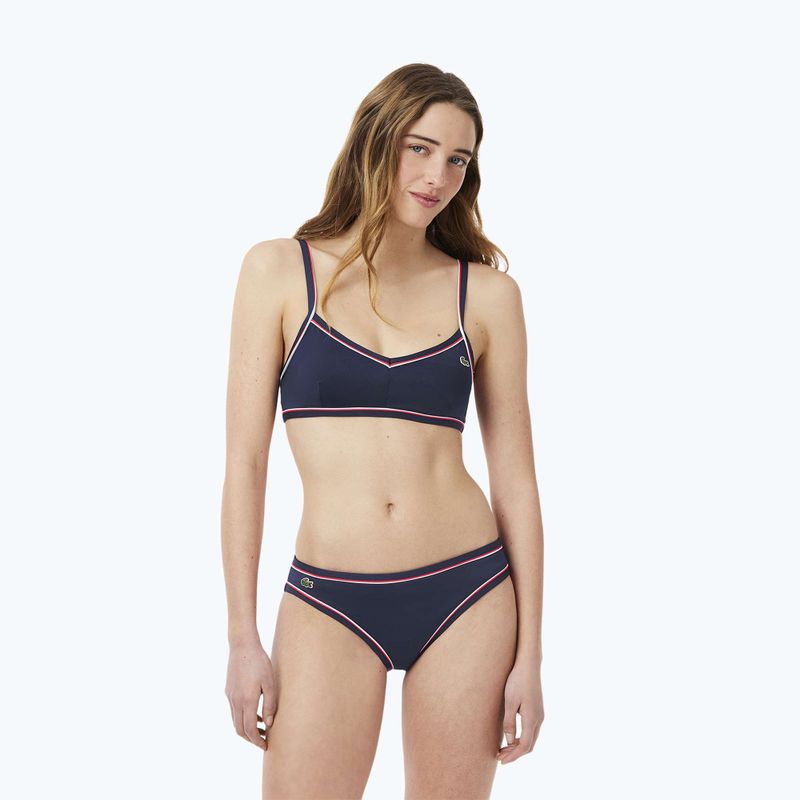 Partea de sus a costumului de baie Lacoste MF9993 navy blue/rill grenadine 5