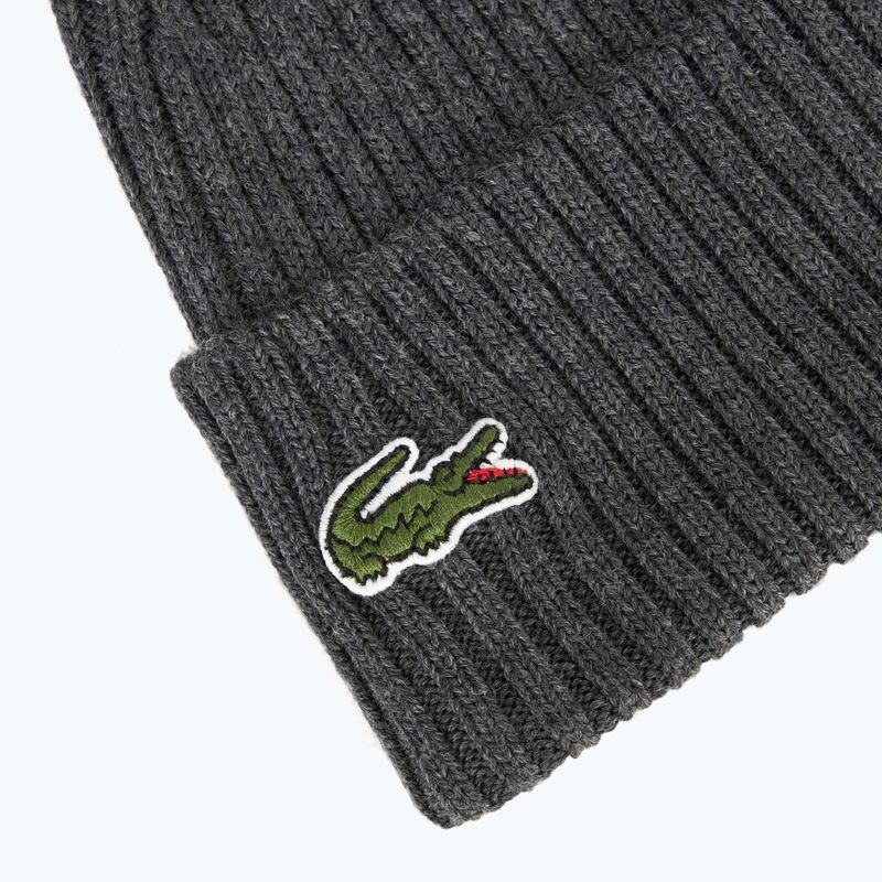 Căciulă de iarnă Lacoste RB0001 pitch chine 3