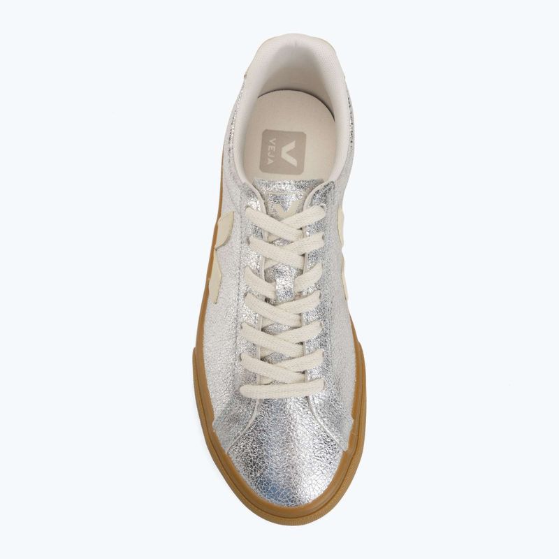 Încălțăminte pentru femei VEJA Esplar Logo silver/pierre/natural 5
