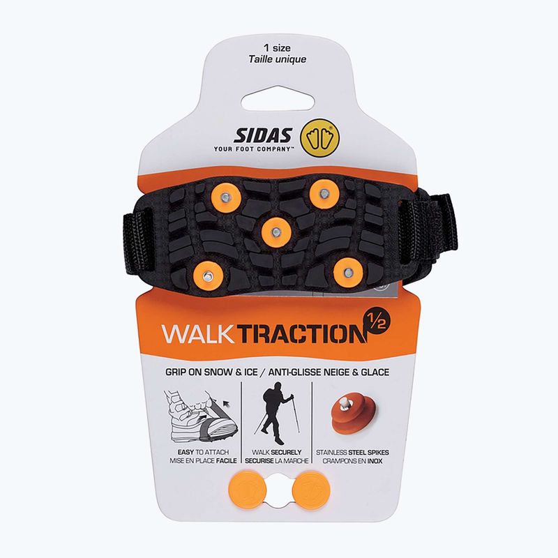 Suprapuneri pentru încălțăminte Sidas Walk 1/2 Traction negre CTRWALKHALF16 4