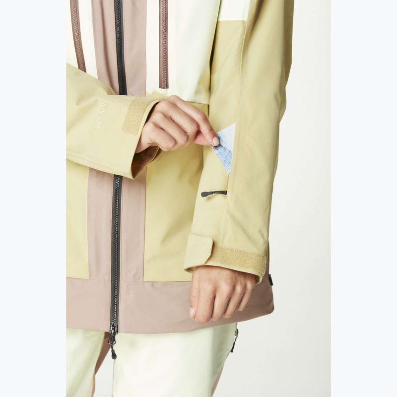 Geacă de schi pentru femei Picture Haakon roebuck / lime / cream hemp 5