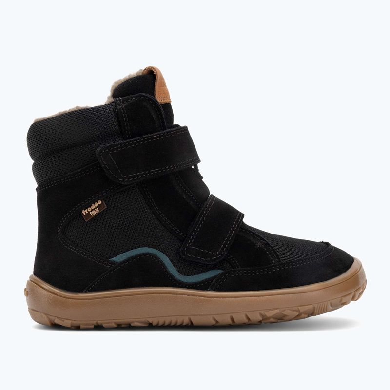Ghete barefoot pentru copii Froddo Tex Winter negre 2